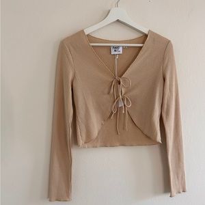 princess polly front tie top